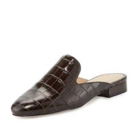 Michael Kors Shoes - Michael Kors Croc Mule Loafers